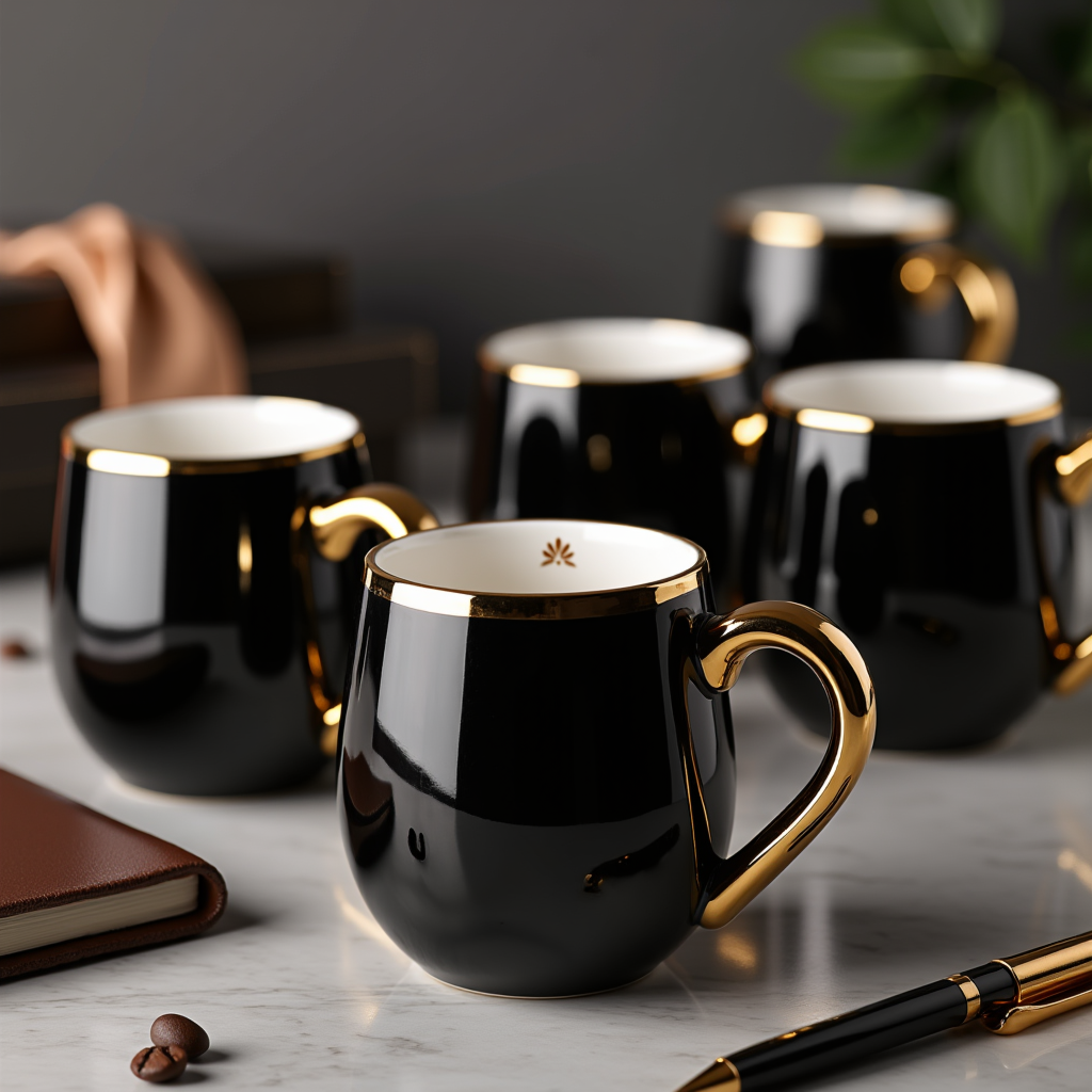 Make a Golden Statement: Elevate Your Corporate Branding with Custom Gold-Accented Mugs