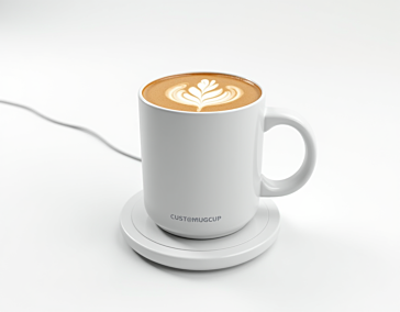Never Drink Cold Coffee Again: Discover the Smart Temperature-Controlled Mug at CustomMugCup.com
