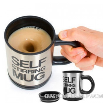 Plain Lazy Self Stir Mug 