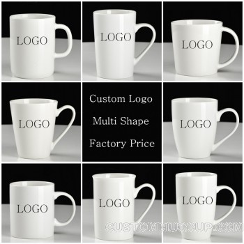 Stainless steel thermo mug - white  mugs with logo printed as promotional  items