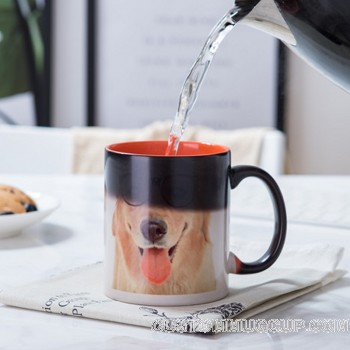  11oz Personalized Magic Coffee Mug with Photo, Picture - Heat  Sensitive Custom Coffee Mug