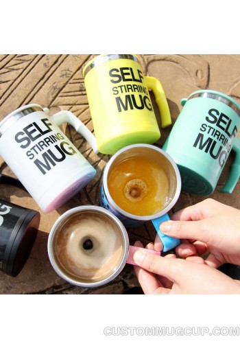  Self Stirring Coffee Mug- Electric Stainless Steel Automatic Self Mixing Cup and Mug 400ML 