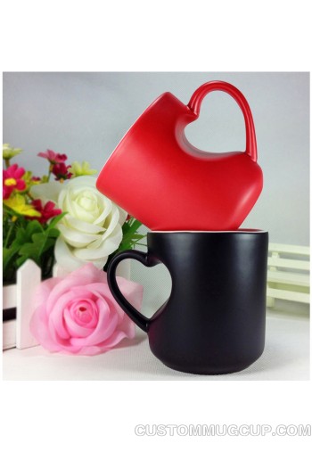 DENTRUN Heat Changing Star Wars Coffee Mug,Ceramic Coffee Mug,Heat Sensitive Porcelain Coffee Tea Milk Cup Color Changing Mug,Innovative Novelty Gift 12 OZ