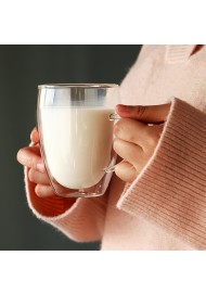 Double Wall Thermal Insulated Egg Glass Cups 