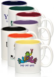 11oz Two Tone Solid Color Mug , Custom logo mug ,Personalised Coffee Mugs Photo mug