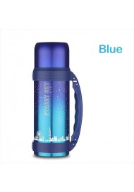 Outdoor Sports Kettle 1.2L Large Capacity Stainless Steel Vacuum Travel Bottle Gift Insulation Cup