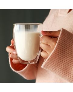 Double Wall Thermal Insulated Egg Glass Cups 