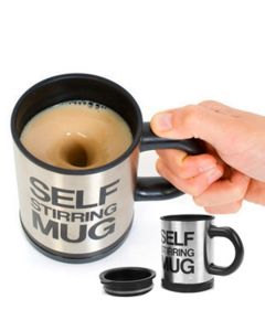 Automatic Electric Self Stirring Mug Coffee Mixing Drinking Cup Stainless Steel mug 350ml