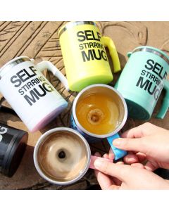  Self Stirring Coffee Mug- Electric Stainless Steel Automatic Self Mixing Cup and Mug 400ML 