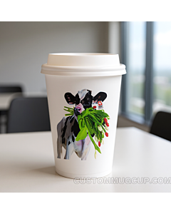 Create Your Own starbucks Personalized Mugs, Ceramic Double Wall Coffee Mug With Lid ,Custom travel mugs