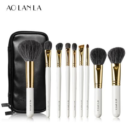 "BaiLuan" Collection-8 pieces Makeup Brush Set with Fine Tip Wool x Squirrel Hair Gift Box