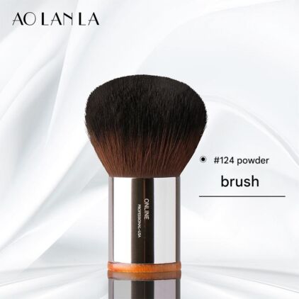 Compact Multipurpose Powder Brush - Ultra-Soft for Blush & Setting, Blush & Powder Brush