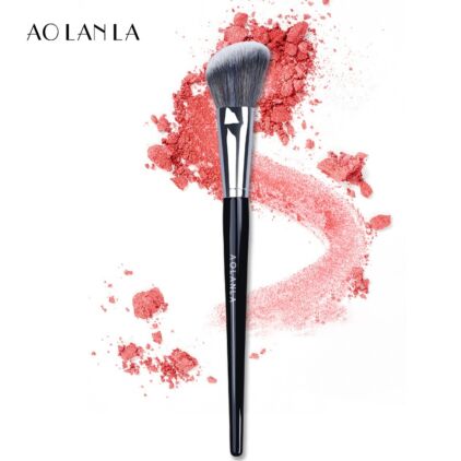 Professional Angled Contour Brush Multifunctional Angled Blush Brush Makeup Brush with Dust-Proof Cover No.49