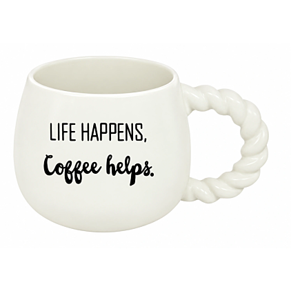 Twist Handle Coffee Mugs