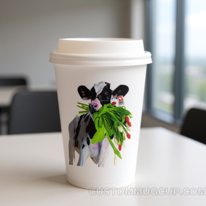 Create Your Own starbucks Personalized Mugs, Ceramic Double Wall Coffee Mug With Lid ,Custom travel mugs