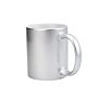 Silver custom photo mug