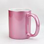 Pink custom photo mug