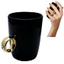 Carat Diamond Ring Ceramic Coffee Cup Engagement Ring Mug Gift Box Package