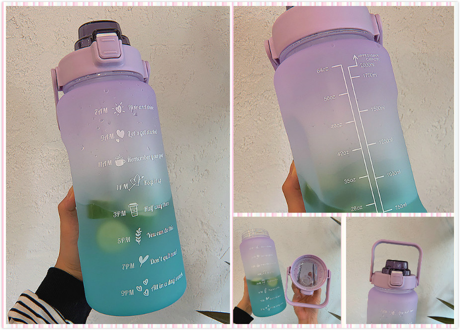 64oz Water Bottle with Handle