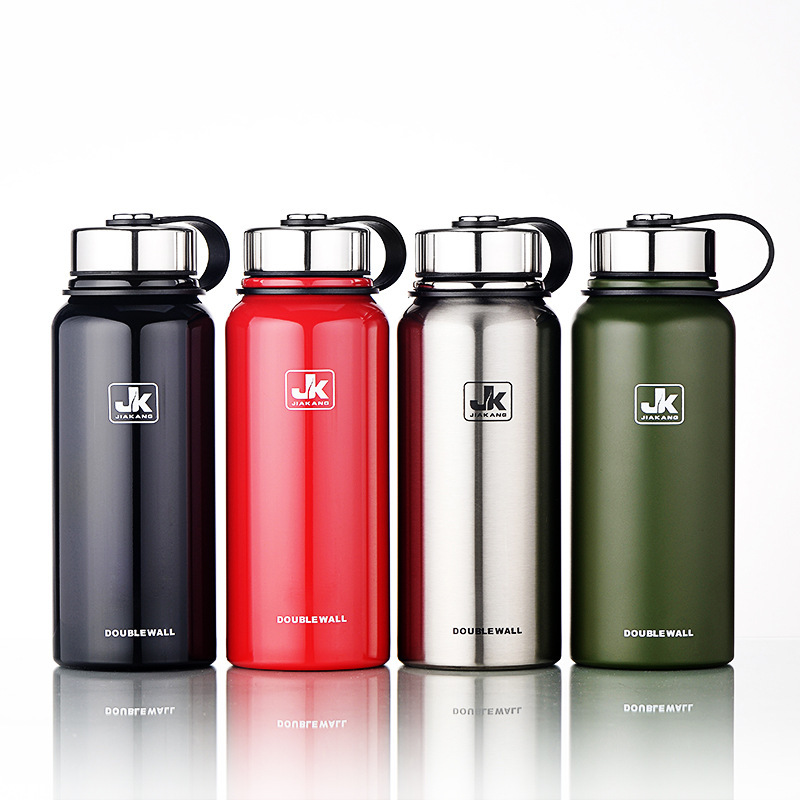 Custom Wide Mouth Mini Water Bottles - Double Wall Vacuum Insulated