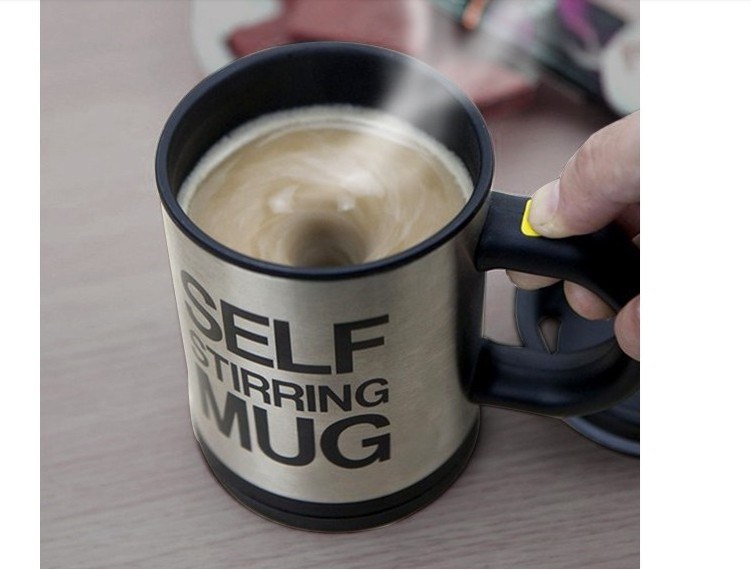 Custom mugs and Personalized mugs Self Stirring Coffee Mug- Electric  Stainless Steel Automatic Self Mixing Cup and Mug 400ML order online